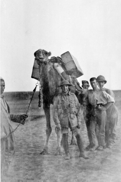 Soldiers in Mesopotamia during World War One by English Photographer